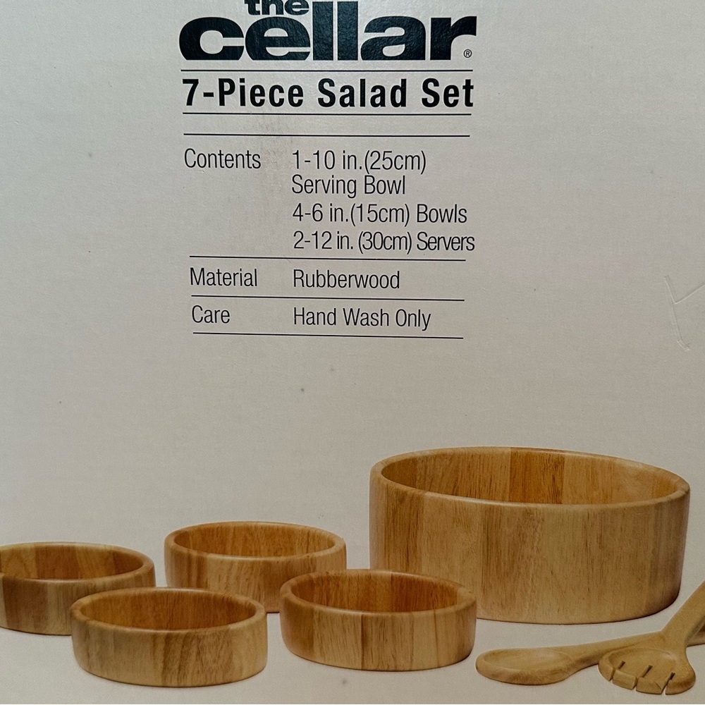 NWT-7-piece salad set